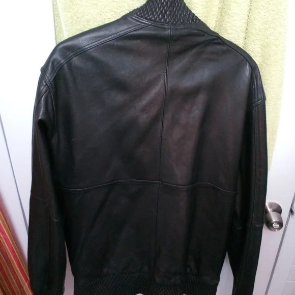 Pelle Pelle Black Leather Jacket for Men